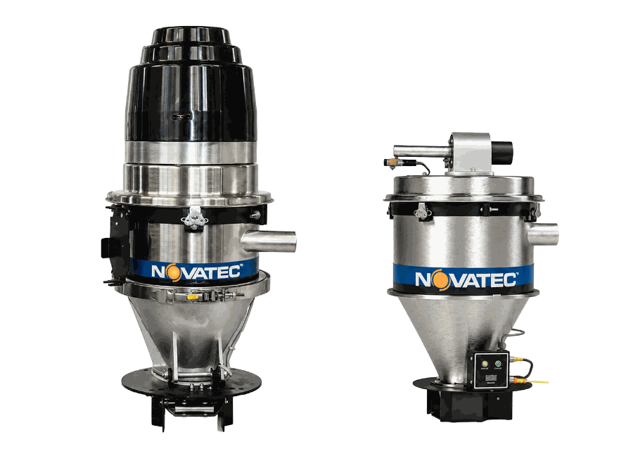 Two Novatec vacuum receivers